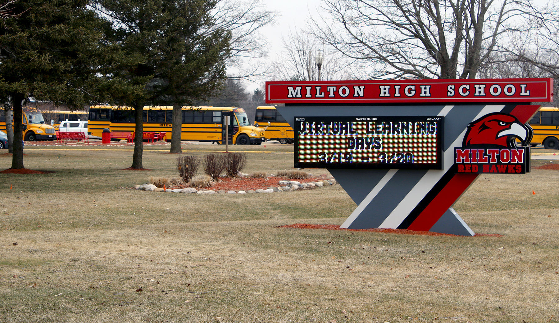 Virtual learning sign